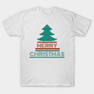 Retro Christmas tree T-Shirt